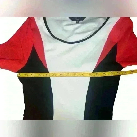 M&S COLLECTIÓN Petite Sz 6 Short Sleeves Crew Neck Dopamine Summer Spring - Picture 3 of 6